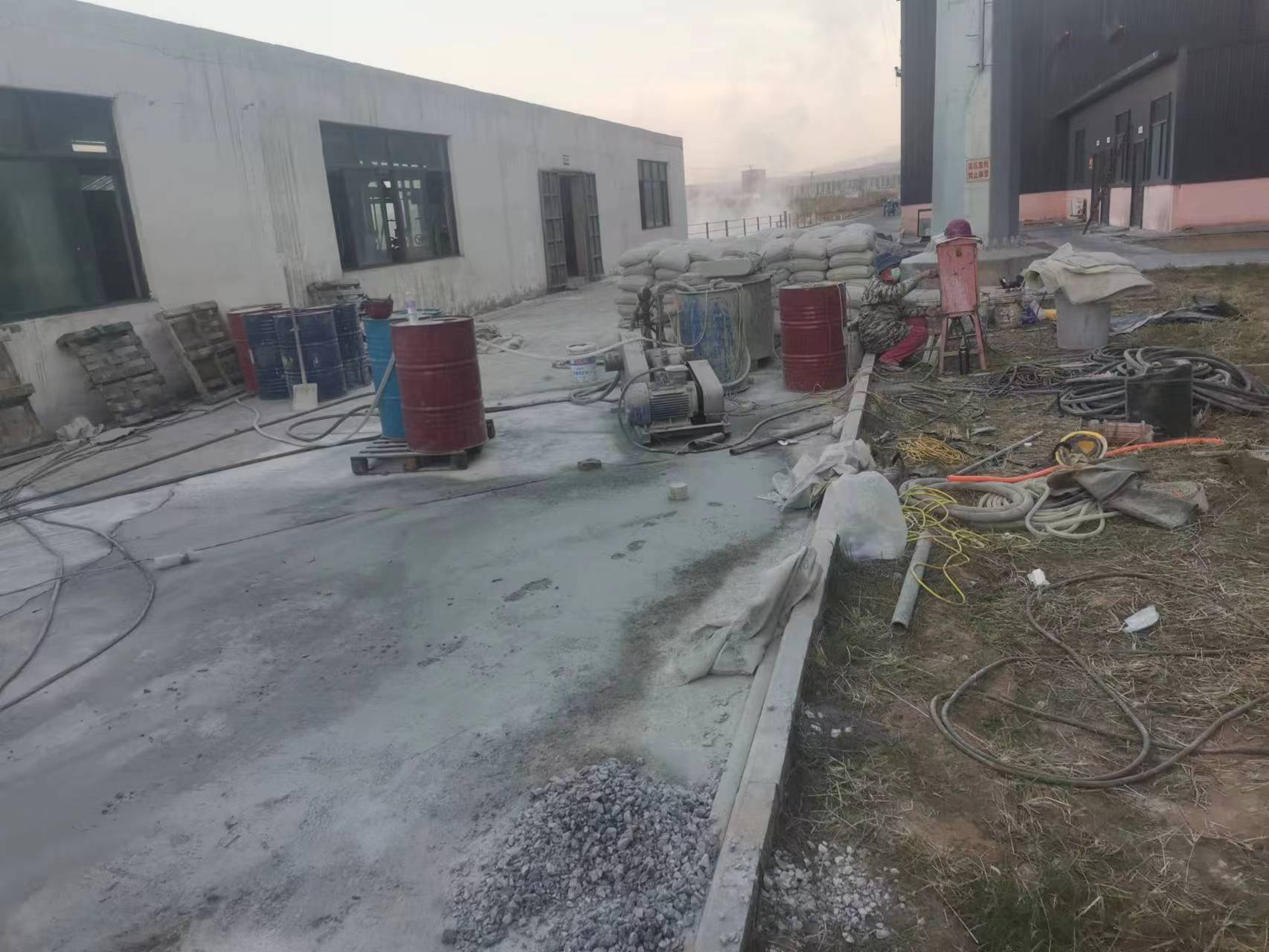 玉环厂房地基沉降注浆